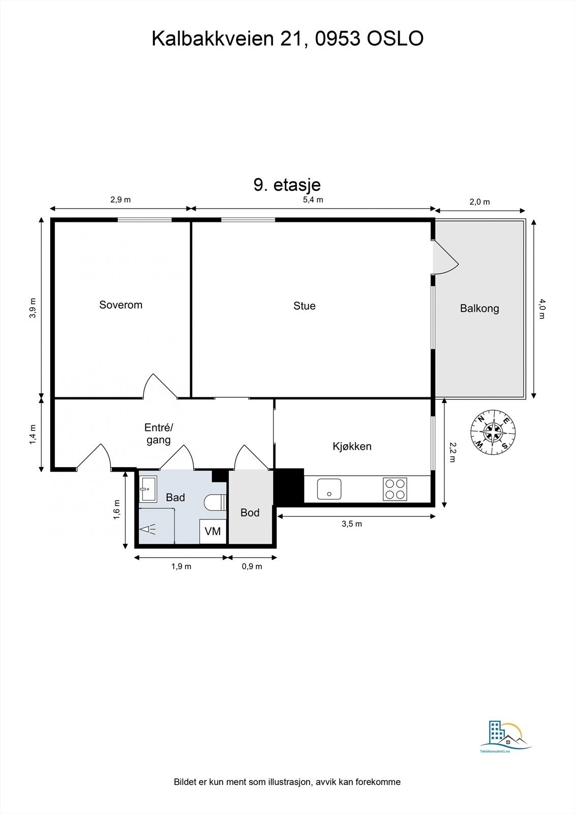 Plantegning Galleribilde