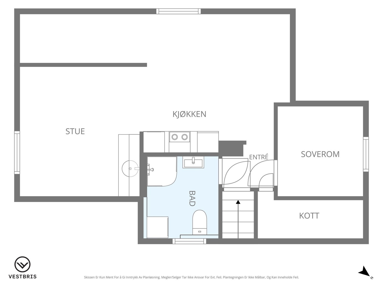Loft - ikke godkjent innredet Galleribilde