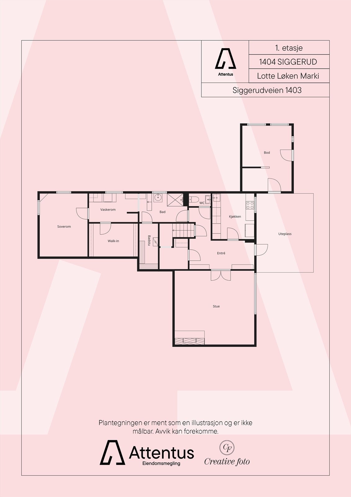 Plantegning Galleribilde