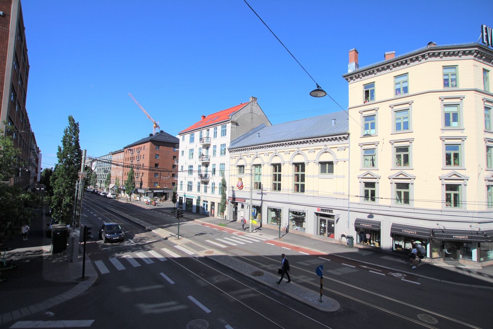 Utsikt fra balkong Galleribilde