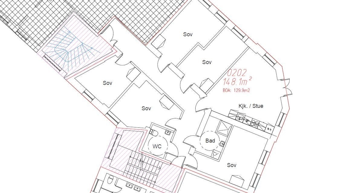 Plantegning Galleribilde