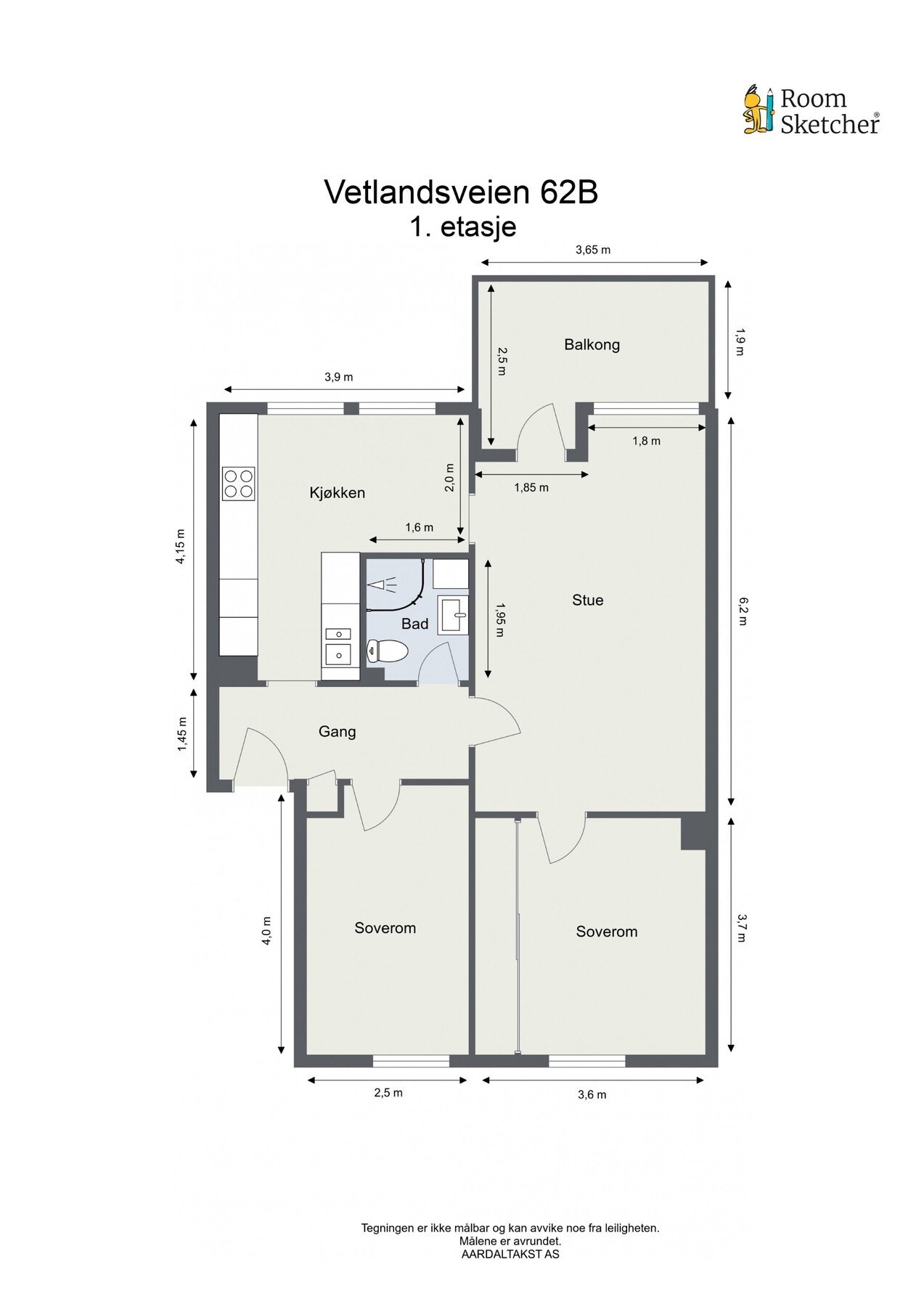 Planskisse. Galleribilde