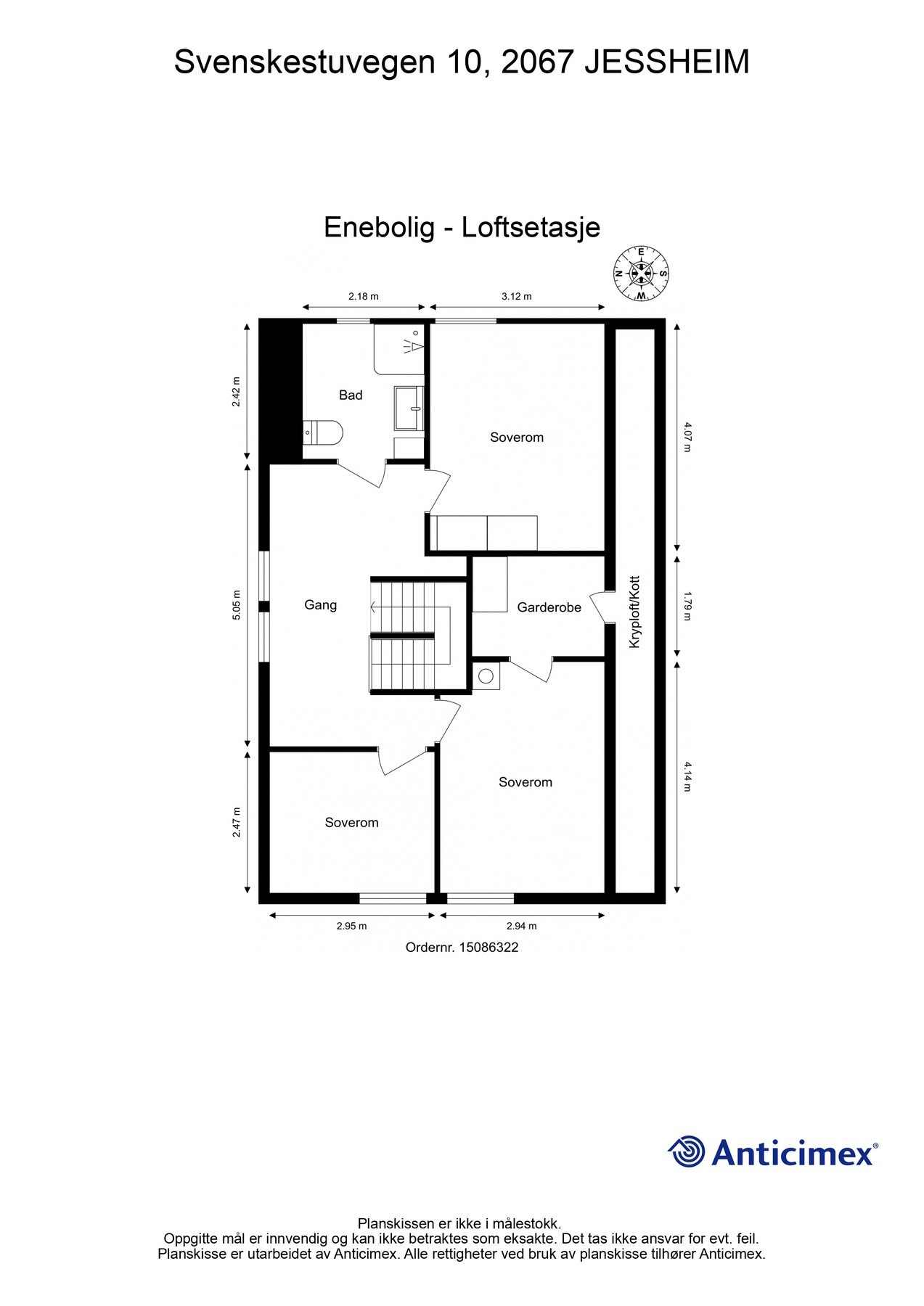 Plantegning. 2. etg Galleribilde