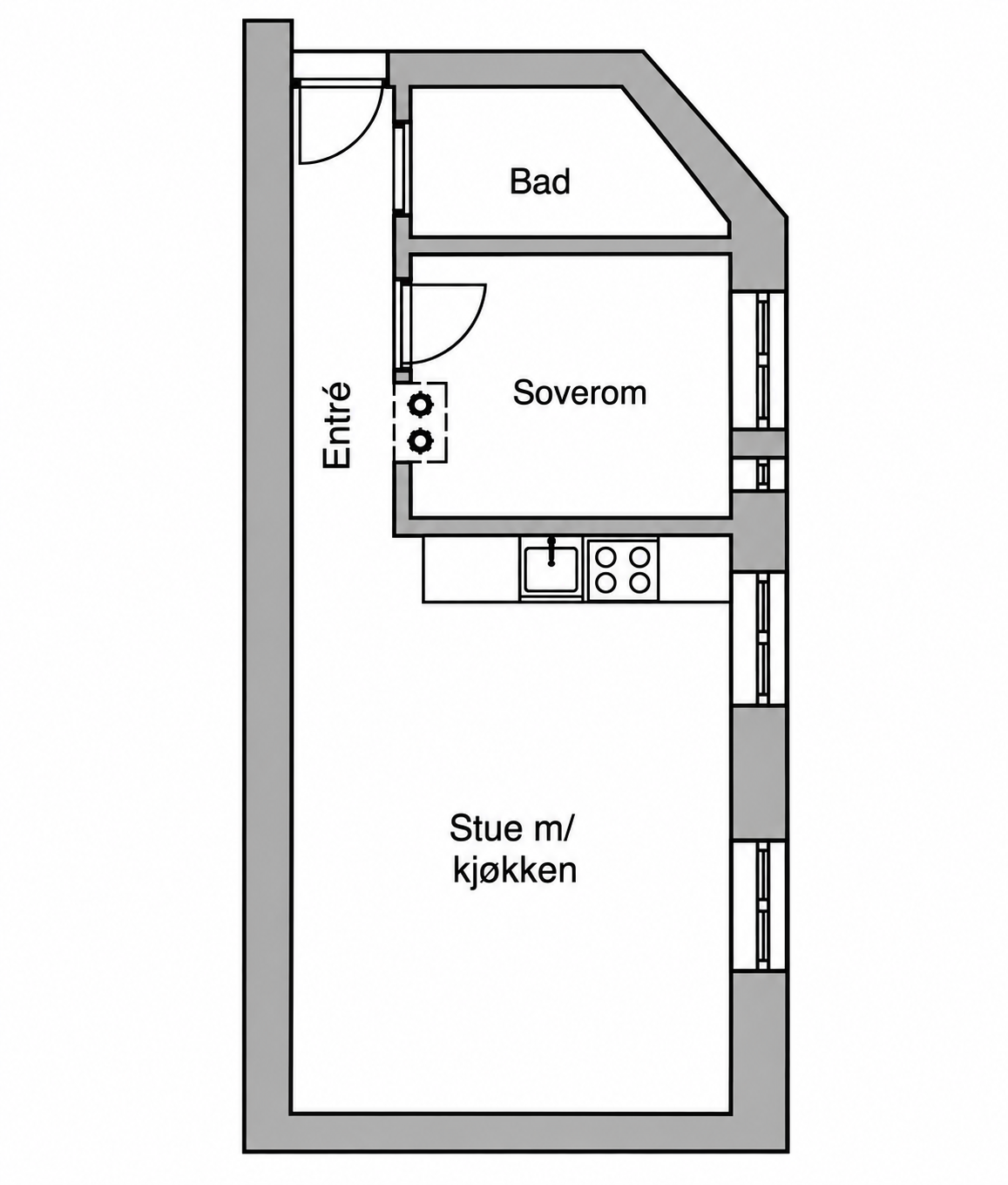 Plantegning Galleribilde