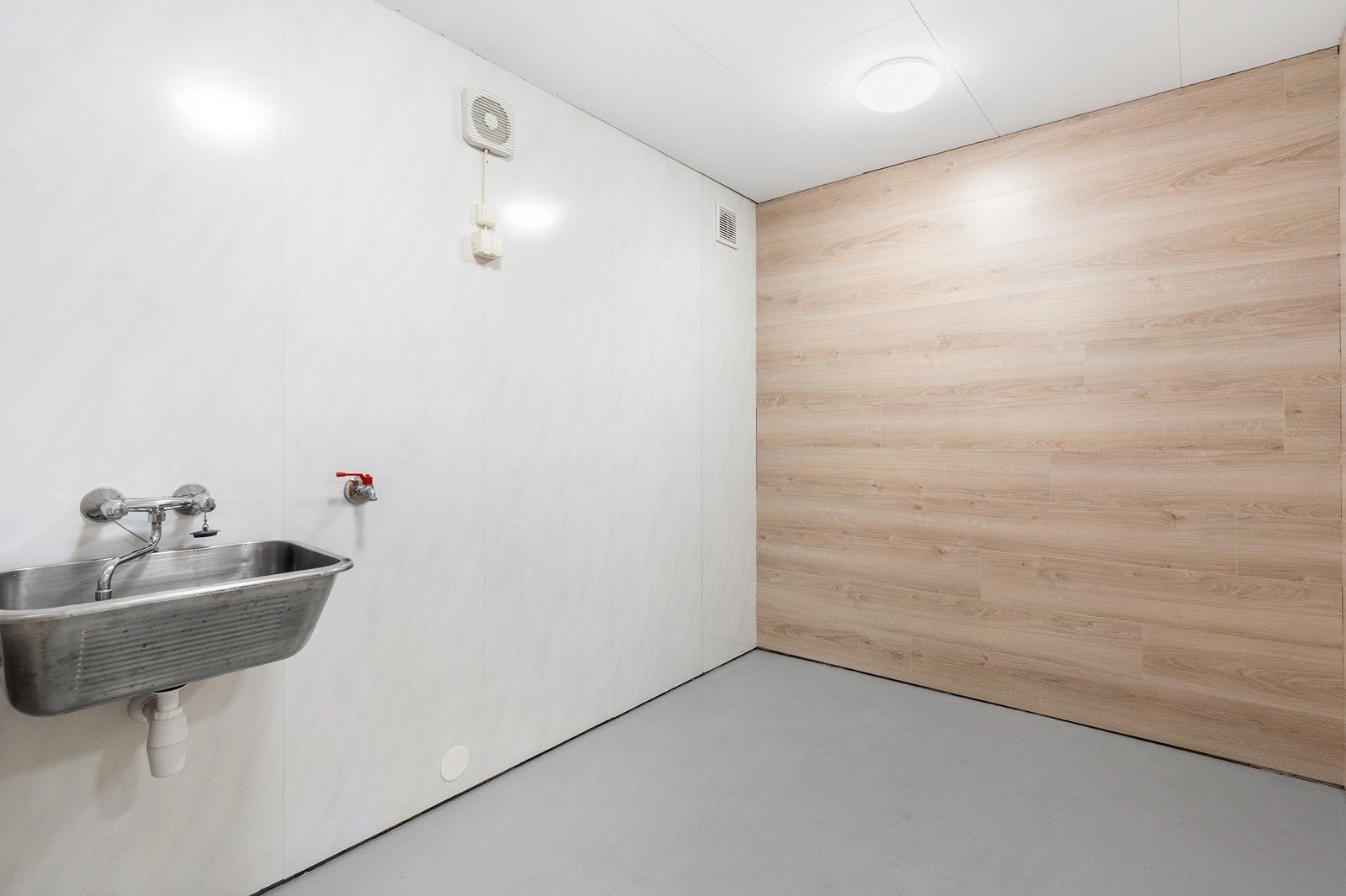 Bod, brukt som vaskerom. Galleribilde