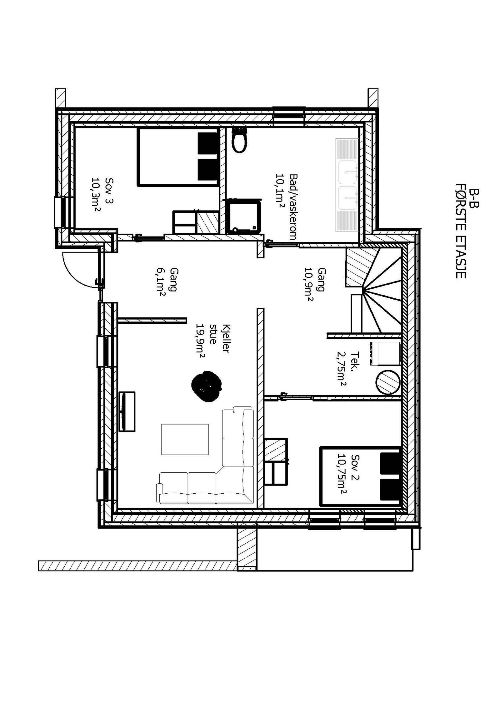 Plan Kjeller Galleribilde