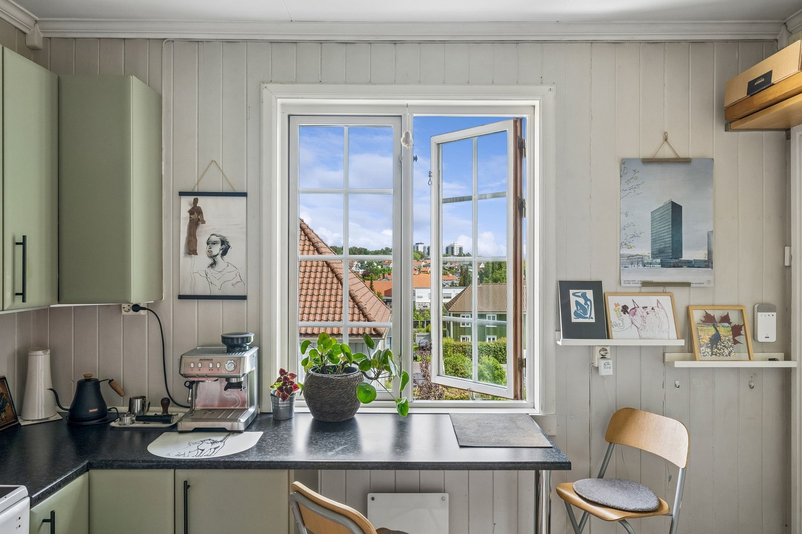 Integrert frokostbord Galleribilde