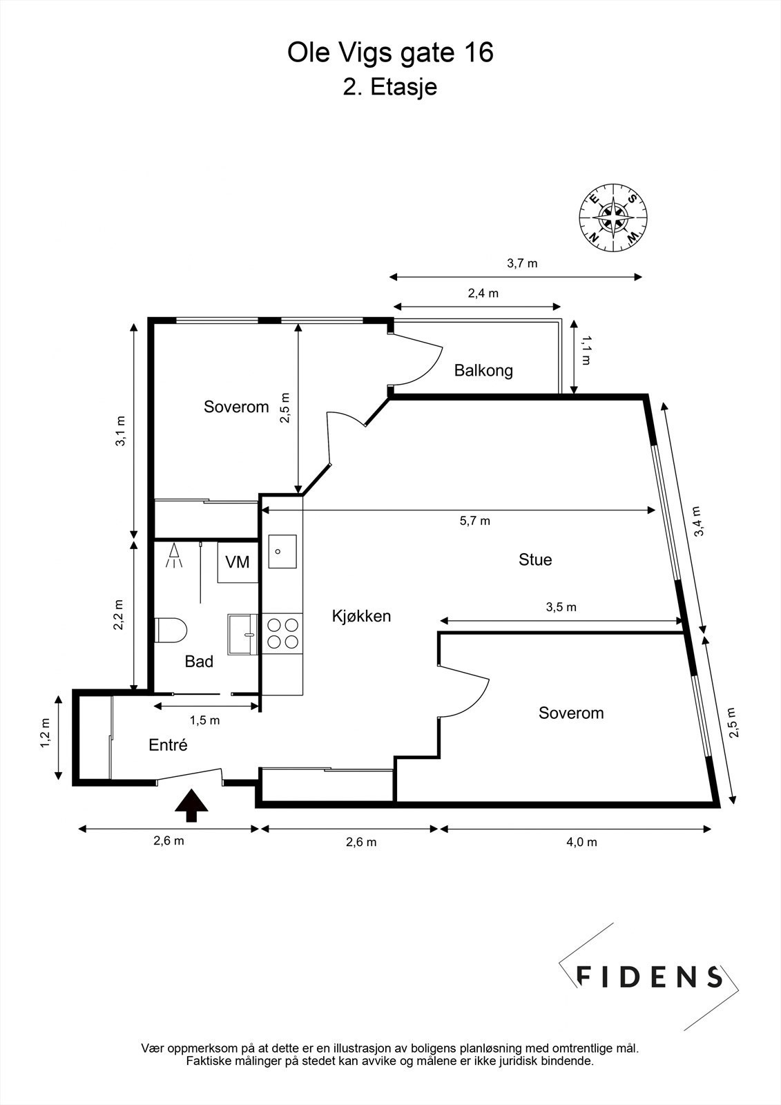 Plantegning Galleribilde