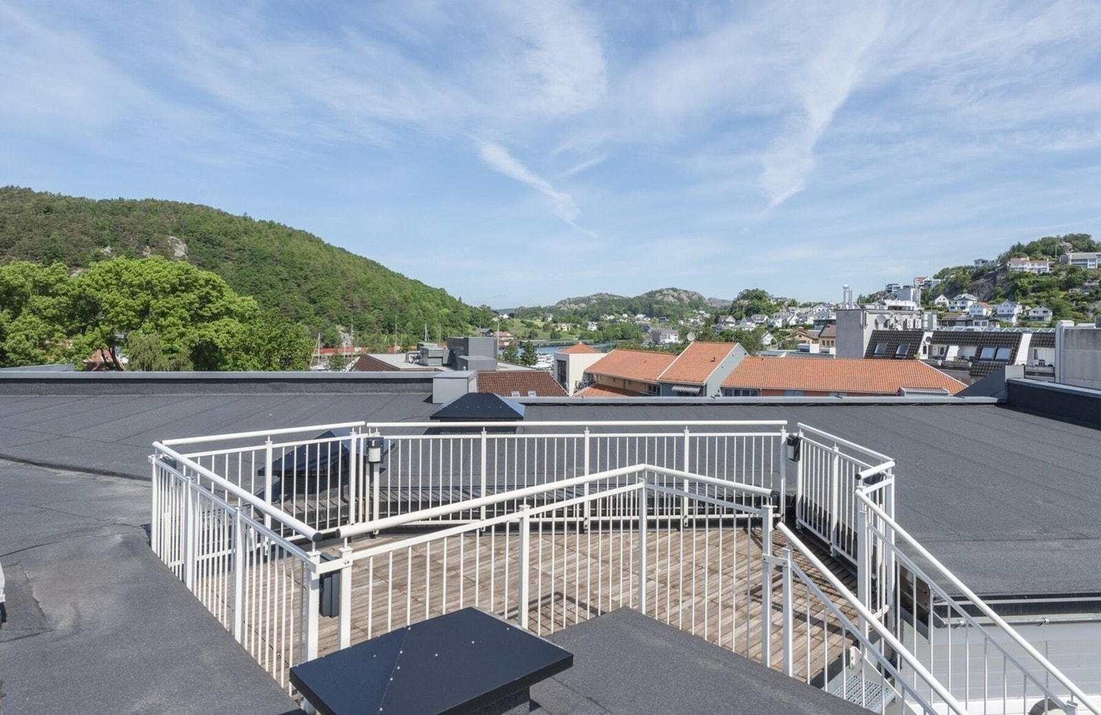 Felles takterrasse. Galleribilde