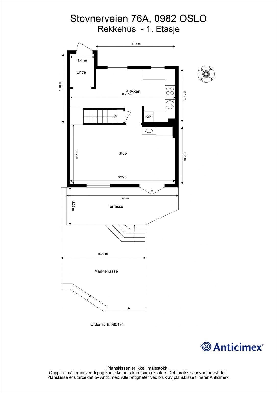 Planskisse 1.etasje. Galleribilde
