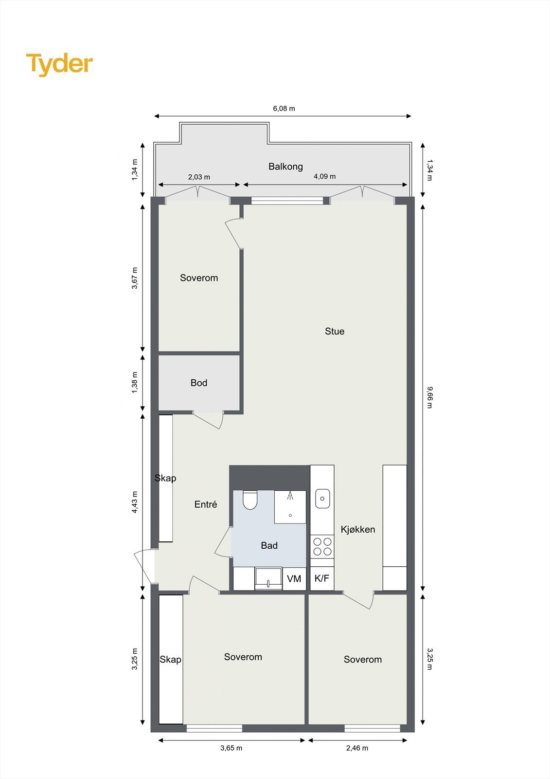 Plantegning Galleribilde