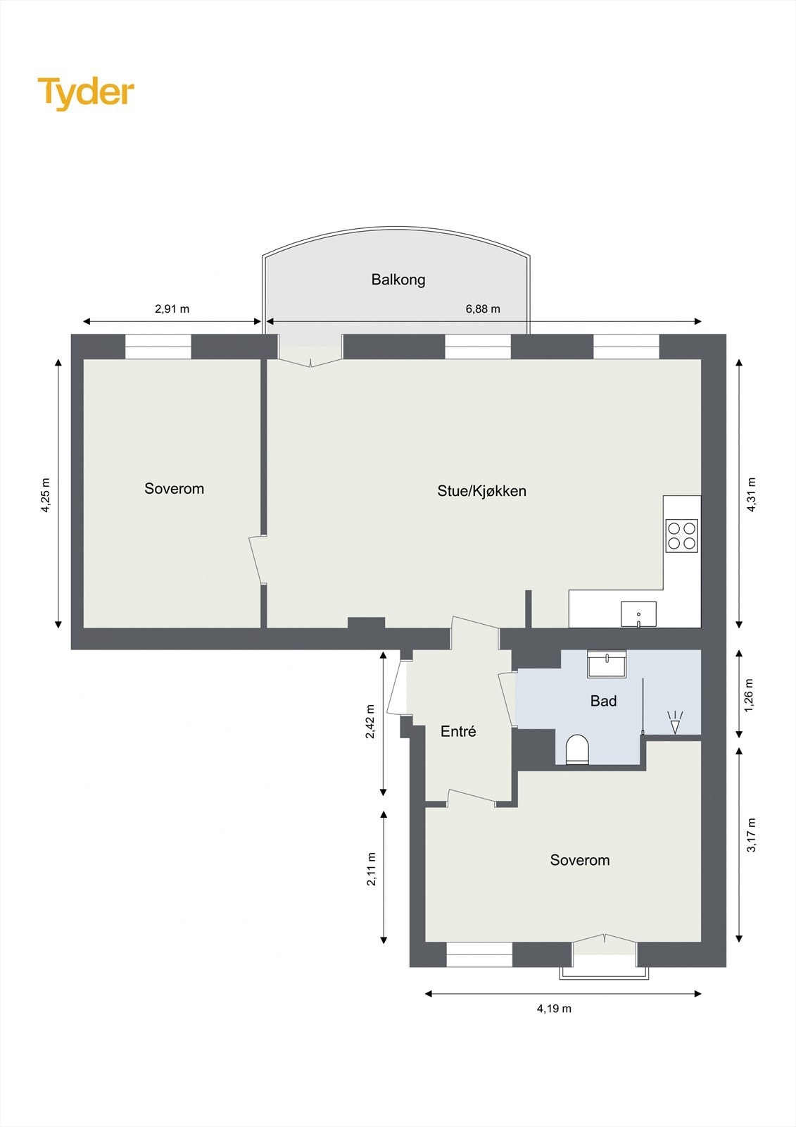 Plantegning. Galleribilde