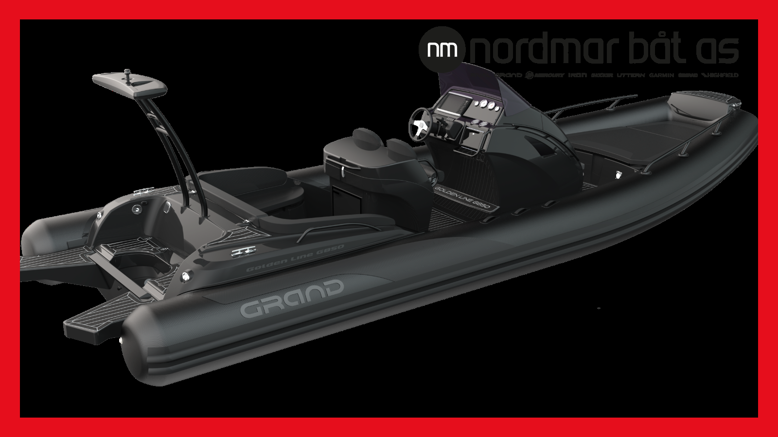 Bilde av 'Grand Goldenline 850 Carbon - 2x200HK V6 Mercury (400HK Totalt) - MASSE UTSTYR -'