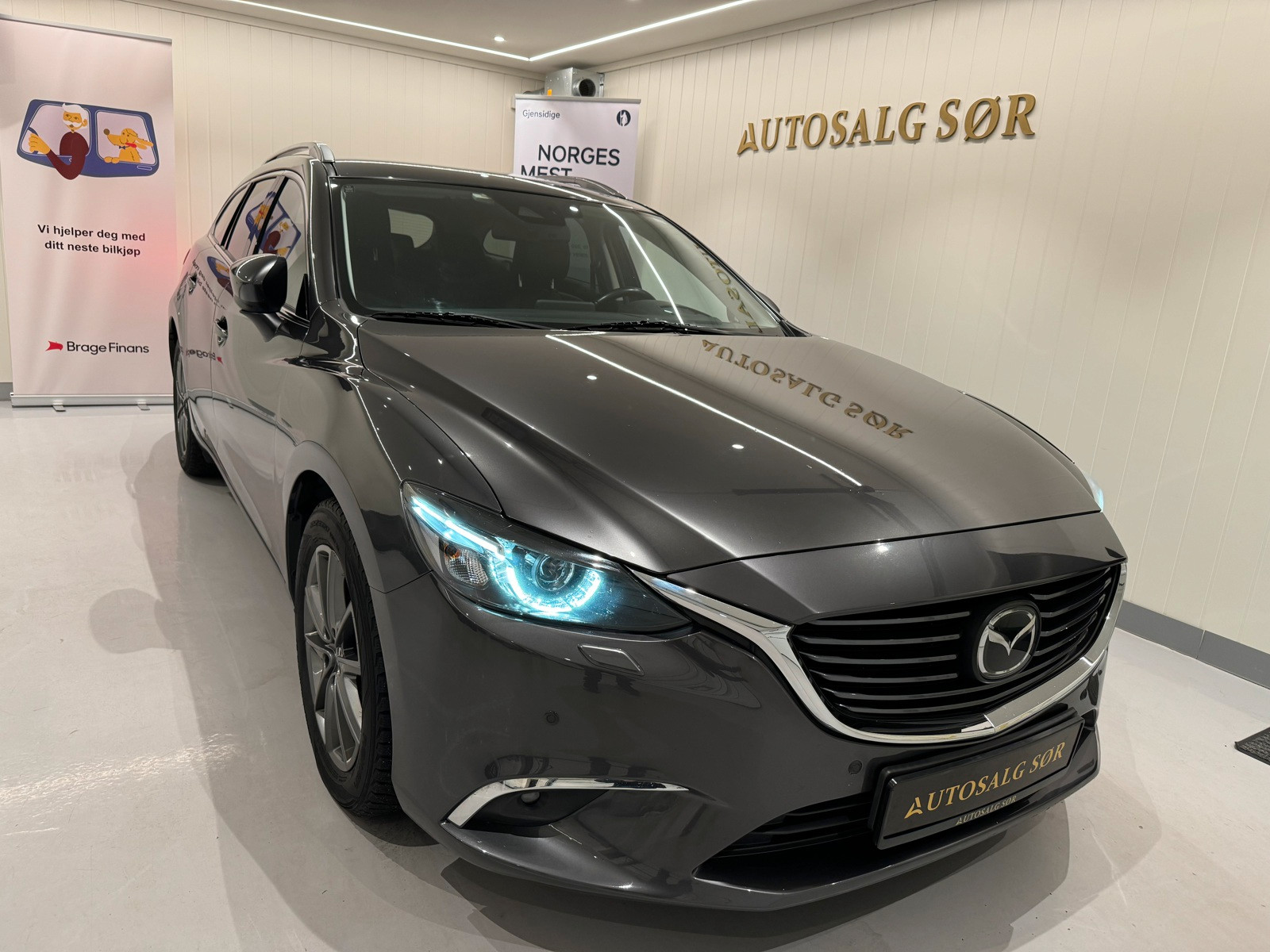 Mazda 6 2.2D/175HK/4X4/AUT/BOSE/ACC/HUD/KROK/KAM/Webasto/Skinn/ 2