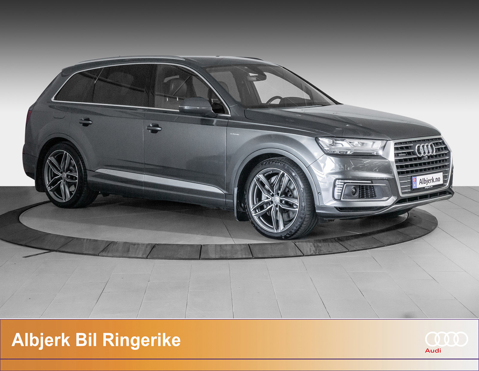 Audi Q7 e-tron quattro 373 hk 5-s Skinn/ S Line/ Krok/ LED/ ++ 3