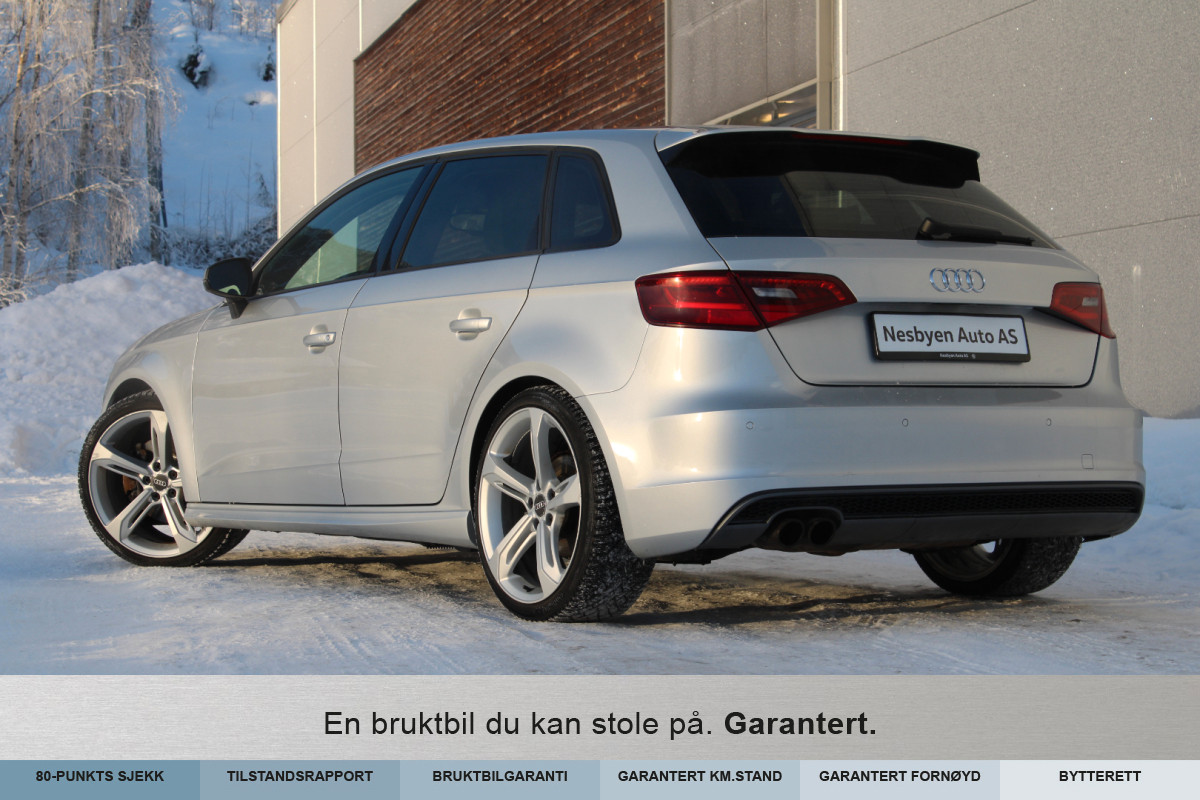 Audi A3 SB 180 TFSI S.tr Quattro! S-line! Mye utstyr! Levering? 3