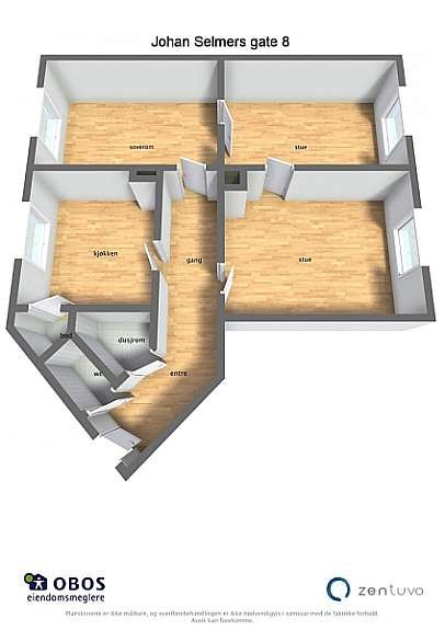 Johan Selmers gate 8 - Johan Selmers gate 8 - 3D Letterhead Galleribilde