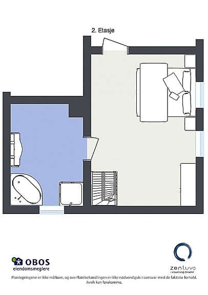 Karl Flods vei 41 - 2. Etasje - 2D Letterhead Galleribilde