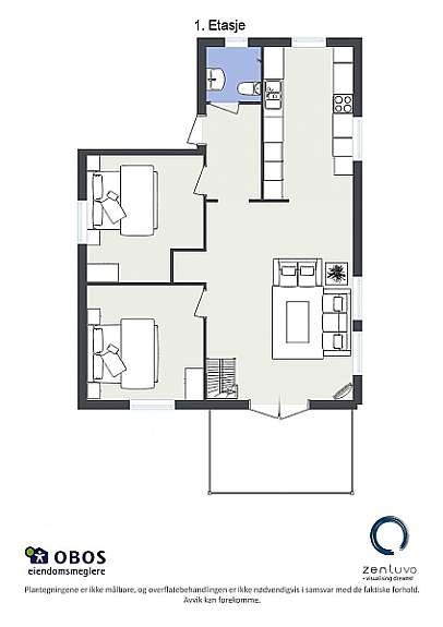 Karl Flods vei 41 - 1. Etasje - 2D Letterhead Galleribilde