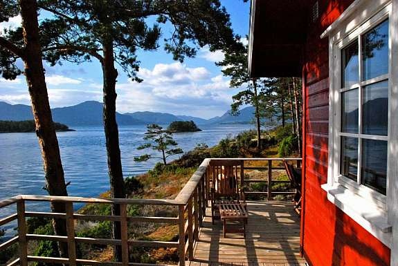 Utsikt fra terrasse Galleribilde