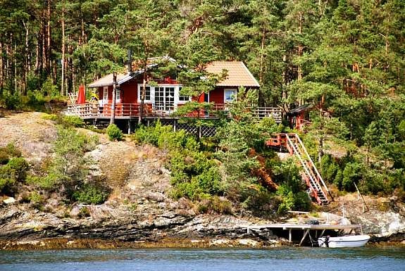 Fasade sett fra sjøen Galleribilde