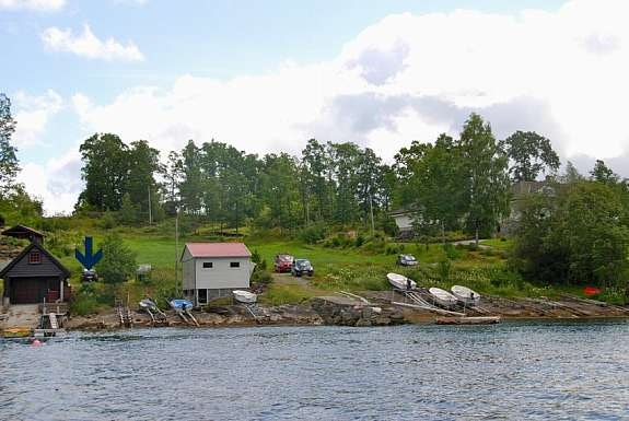 Parkeringsplass og båtopptrekk Galleribilde