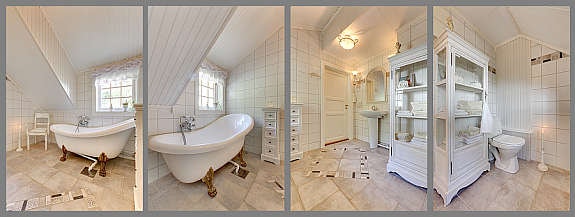 Bad i 2. etg. i fjøset. Galleribilde