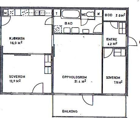 Plantegning Galleribilde