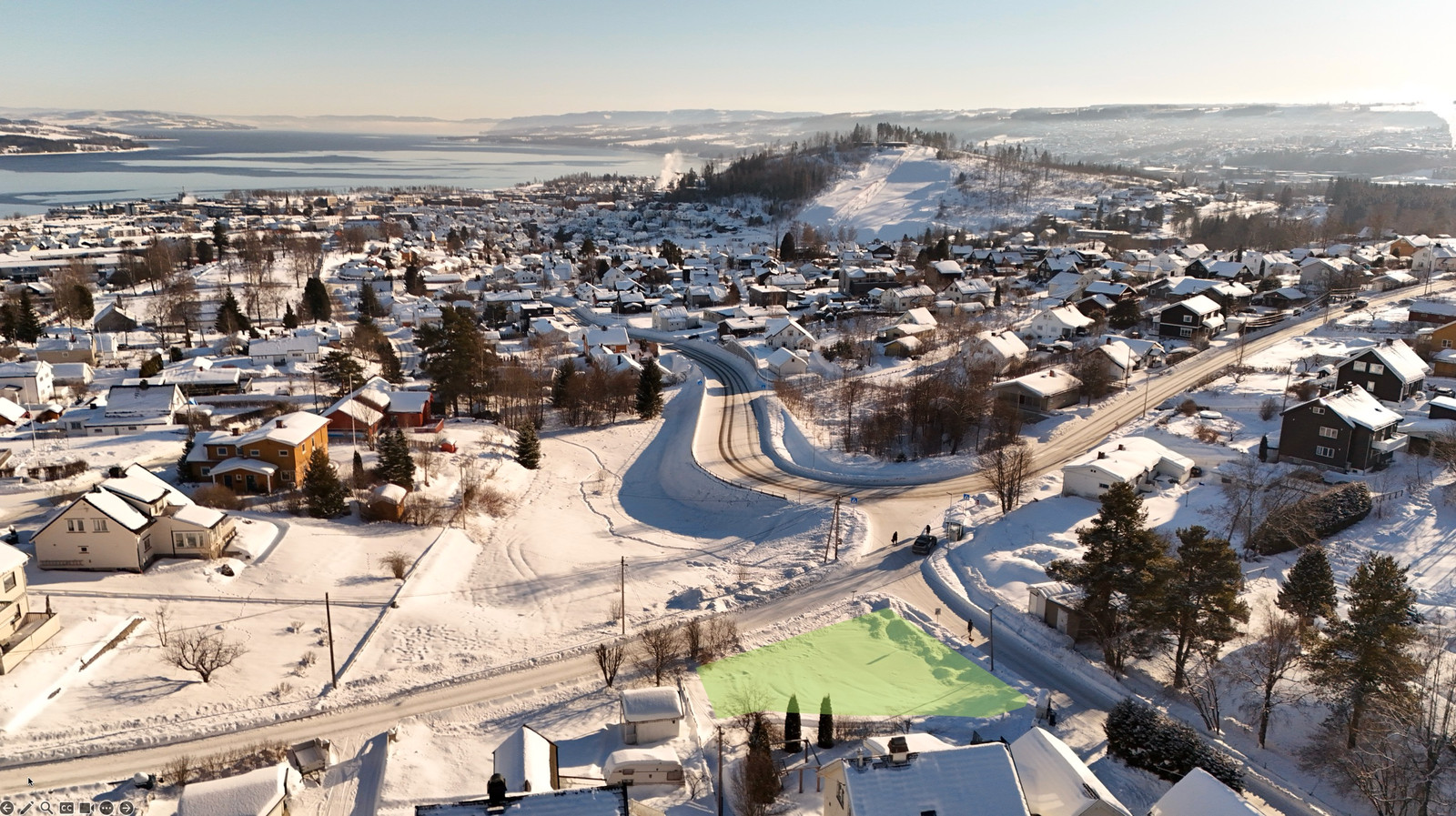 Kort vei til Gjøvik sentrum og Fastland