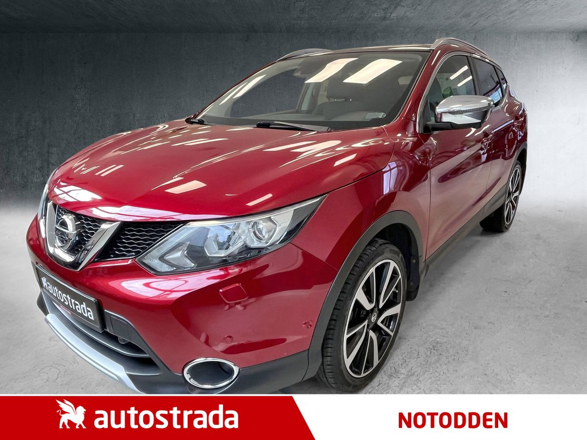 Nissan Qashqai Pen bil. hengerfeste. Glasstak. 2016, 127 000 km, kr 199 000,-
