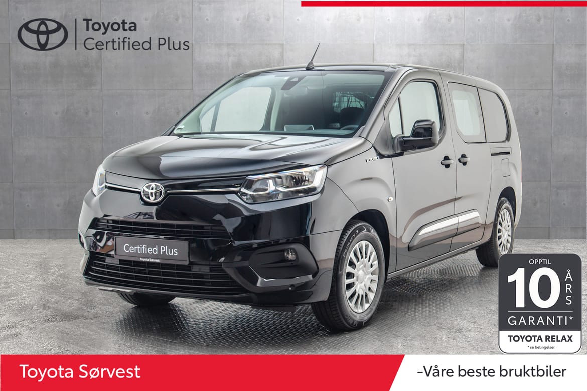 Toyota Proace City Electric L2 Lang 50kWt Comfort ÅPNINGSTILBUD!