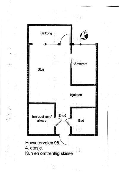 Plantegning Galleribilde