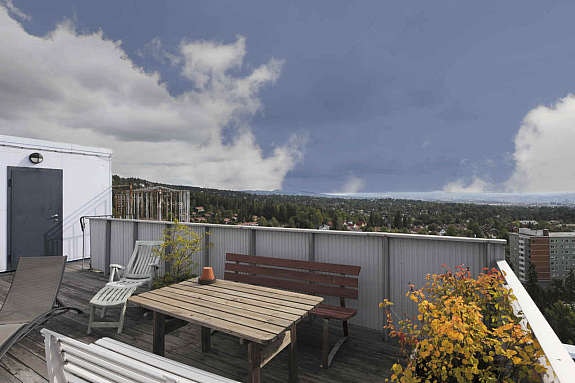 Takterasse Galleribilde