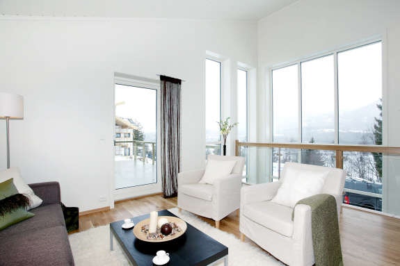 Stue i annen, utgang til takterrasse Galleribilde