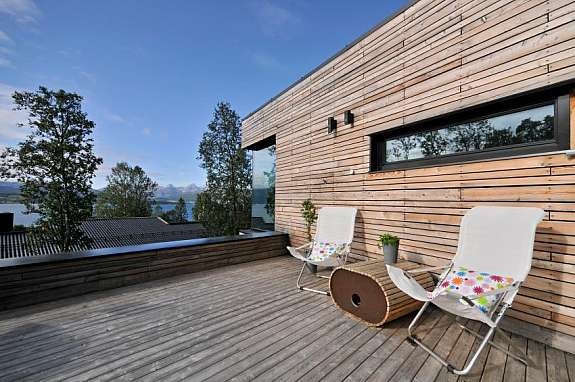 Del av utsikt fra terrasse 1. plan. Galleribilde