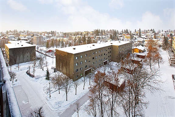 Leiligheten ligger høyt og fritt i 7. etasje med fin utsikt. Galleribilde