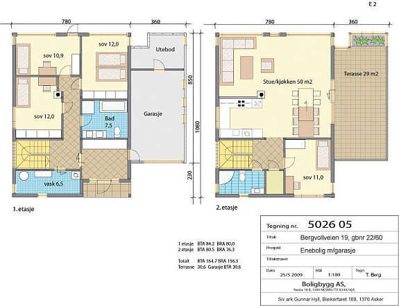 plantegninger Galleribilde