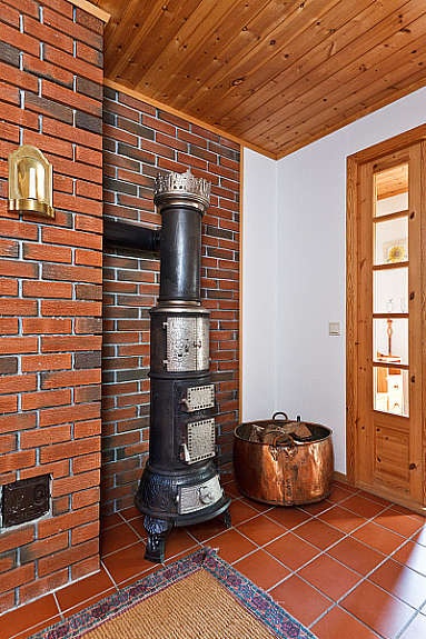 Gang med vedovn Galleribilde