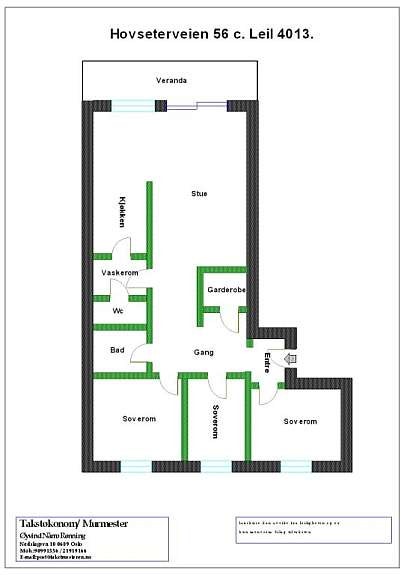 Plantegning Galleribilde