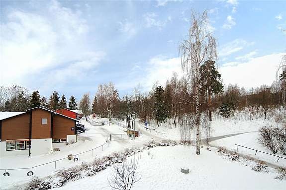 Utsikt fra balkong (ingen gjenboere) Galleribilde