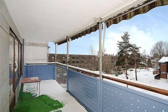 Balkong mot vest med fin solforhold Galleribilde