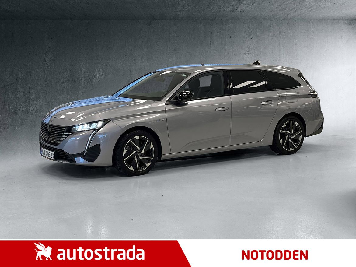 Peugeot 308 SW Allure, Ladbar hybrid, varme i ratt, Adaptiv cruice 2023, 43 159 km, kr 339 000,-
