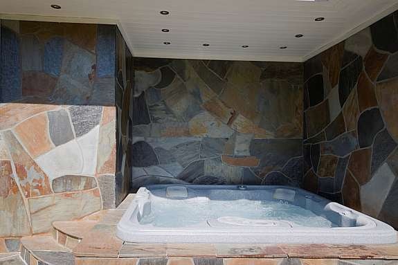 Utendørs boblebad Galleribilde