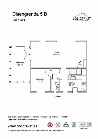 Plantegning Galleribilde