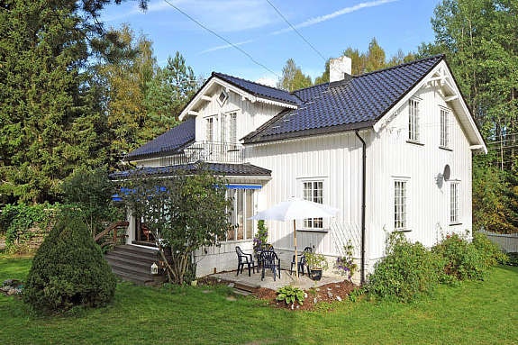 Fasade fra hagen Galleribilde