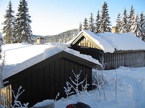 Fasade vinter Galleribilde