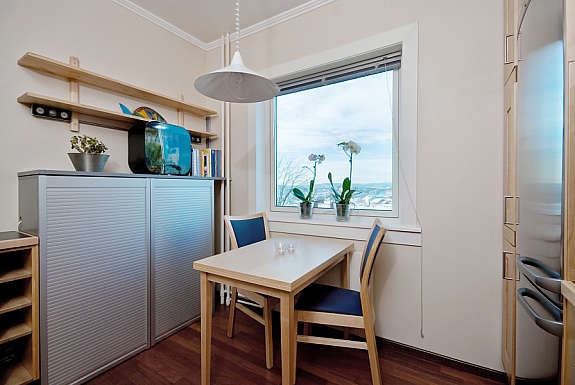 Koselig kjøkken. Galleribilde