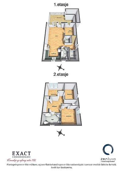 Project letterhead - Grødemveien 67 K - 3D Floor Plan Galleribilde