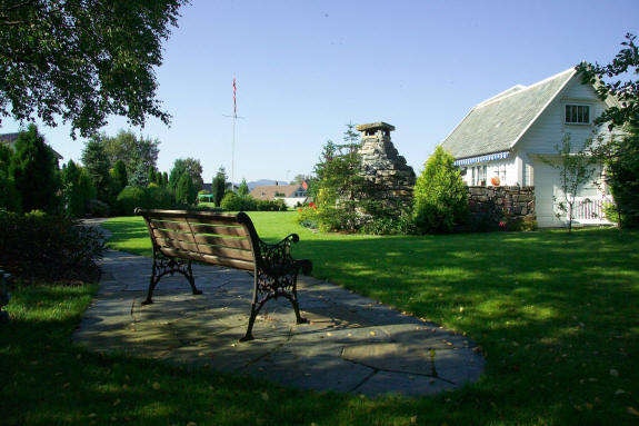 Del av hage Galleribilde