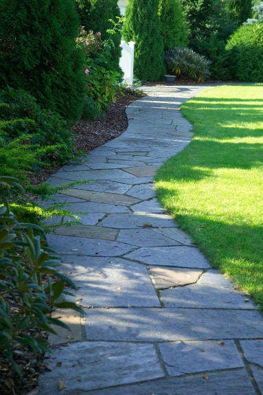 Gangsti i hage Galleribilde